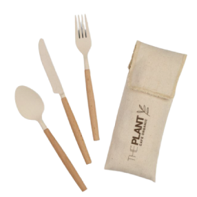 Gaia Bamboo Fiber Cutlery Set