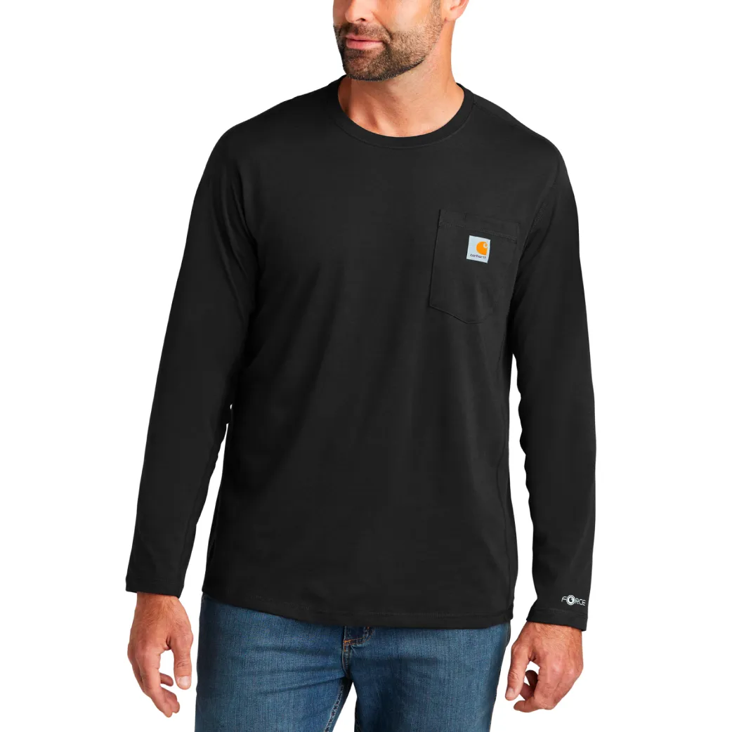 Carhartt force long sleeve pocket t-shirt