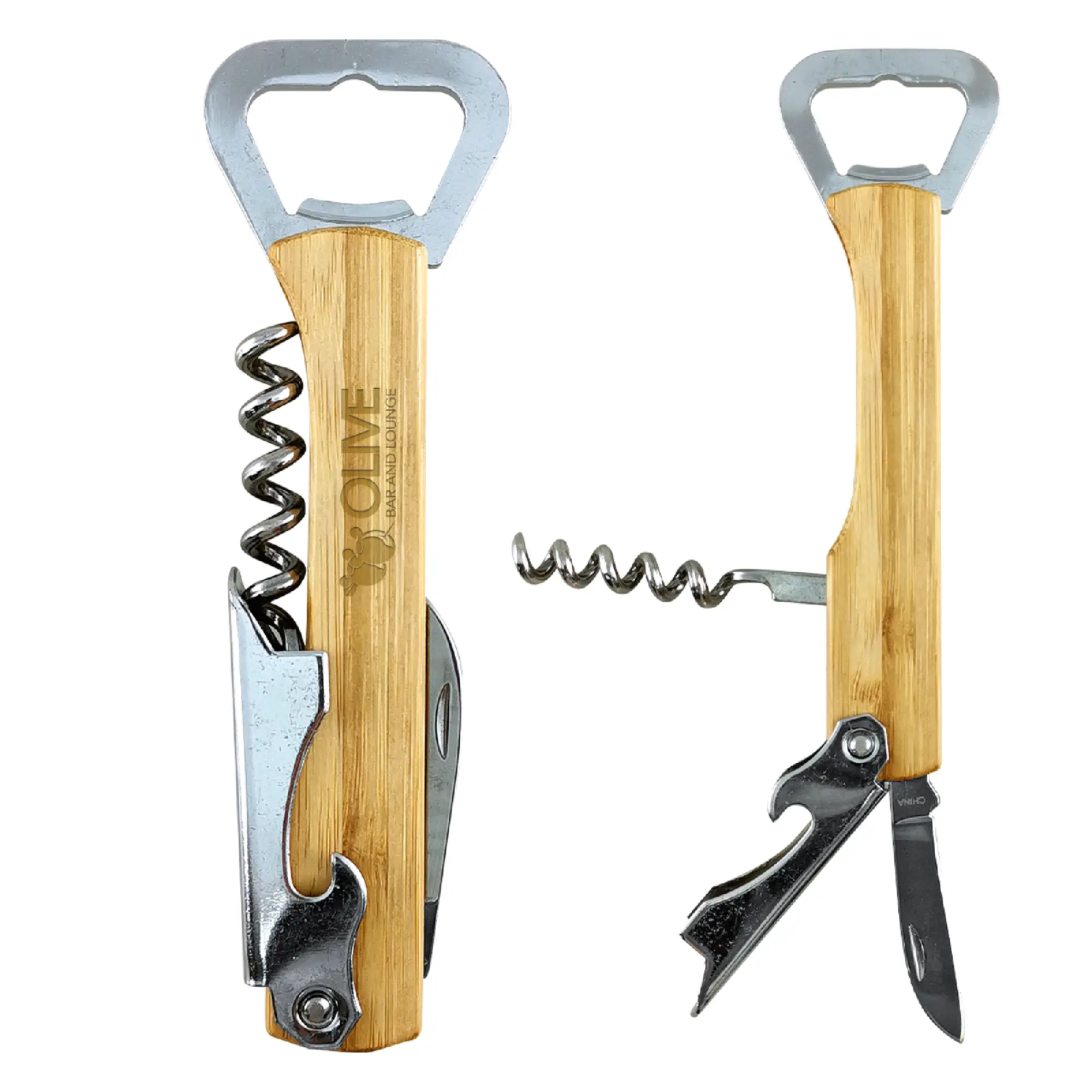 bamboo 4-in-1 waiter's knife