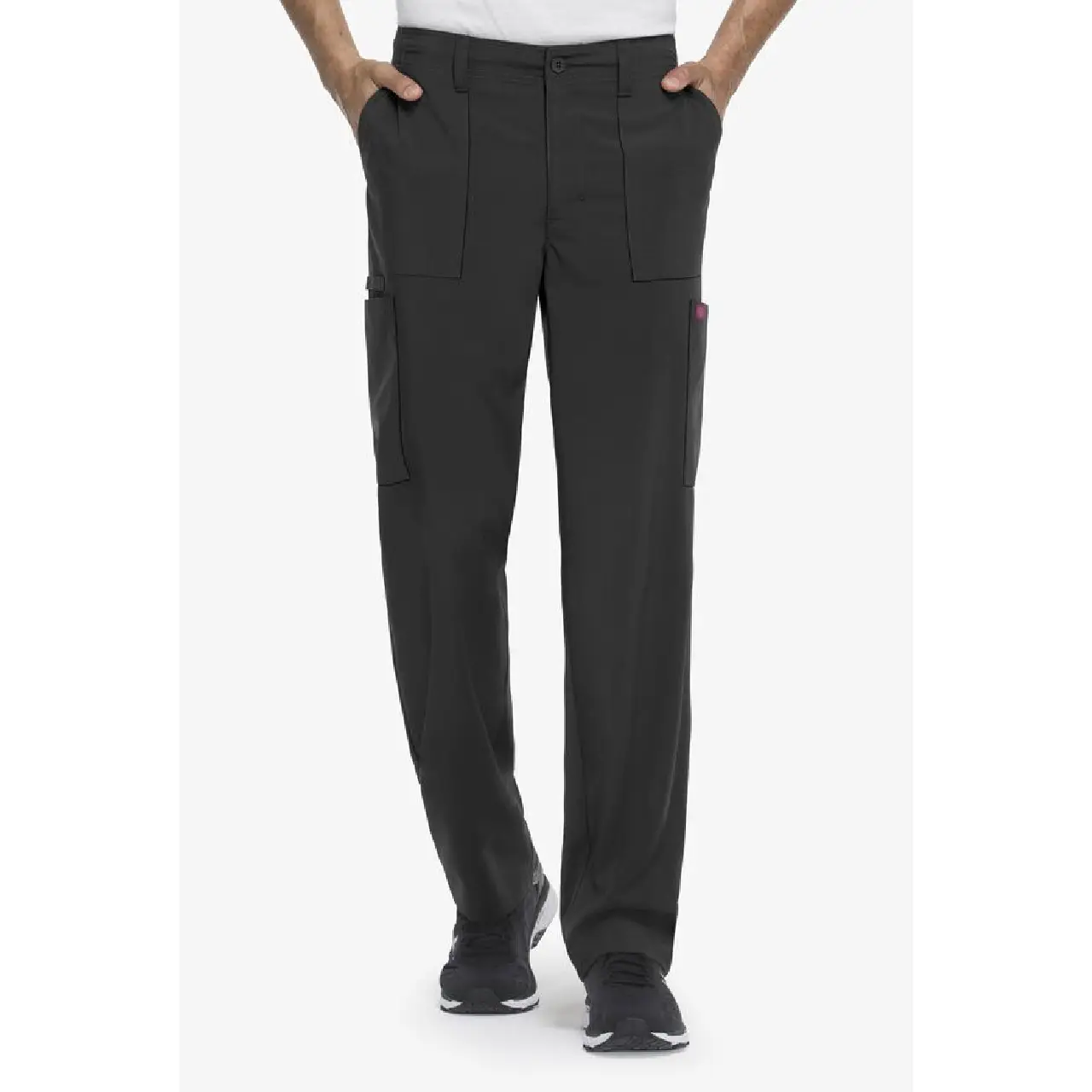 dickies essentials pocket stretch scrub in pewter