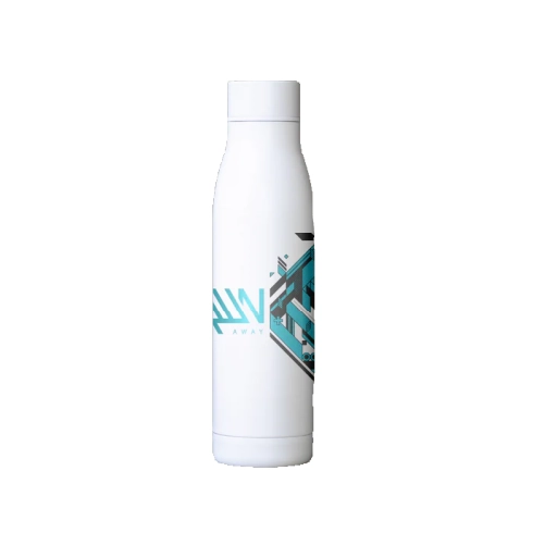 600ml acuara double wall bottle in front