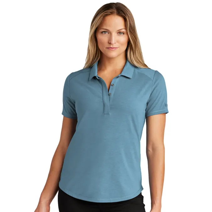 ogio blue ladies motion polo.