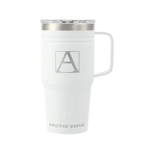 20 oz arctic zone® eco-friendly titan thermal hp® mug in black in front
