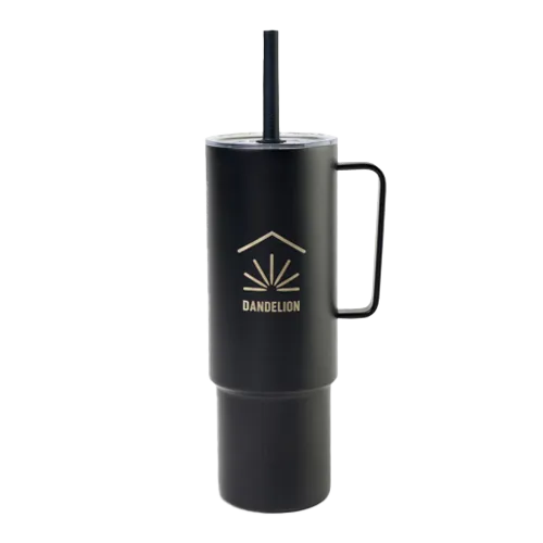 32 ounce MiiR black all day camp cup.