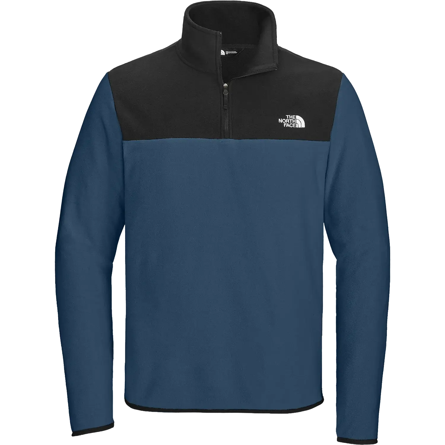 The North Face® Glacier 14 Zip Fleece Shady Blue Black