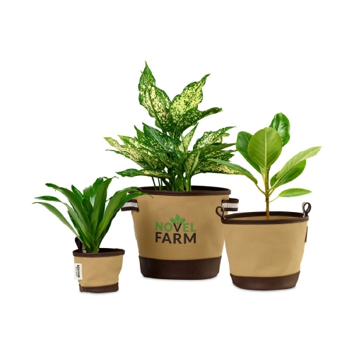 Heritage Supply Plant, Grow and Store Trio of Pots in front