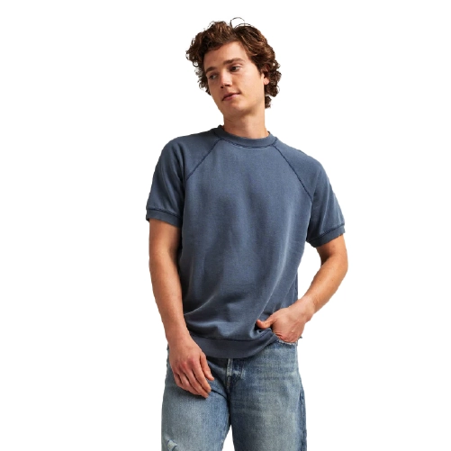 richer poorer recycled fleece raglan sweatshirt in front