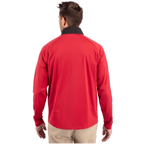 thumbnail image 2 of Cutter & Buck Men's Adapt Eco Knit Hybrid Jacket - Recycled Polyester Full Zip 2 of 11
