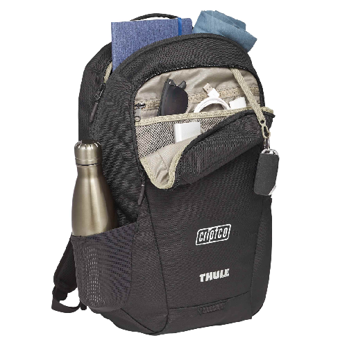 thule lumion recycled 16 inch computer backpack 21l open