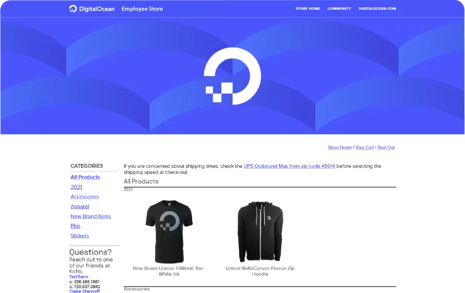 Digital Ocean Screen