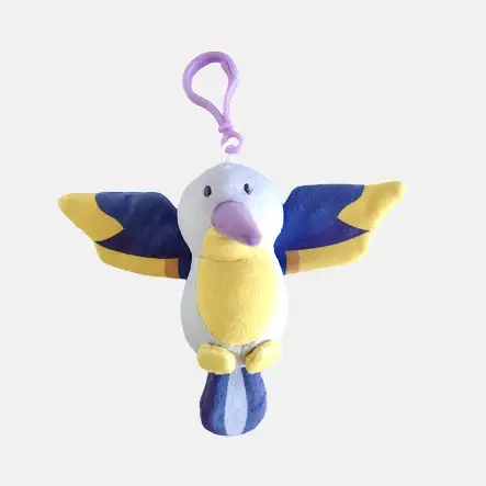 hummingbird plush keychain
